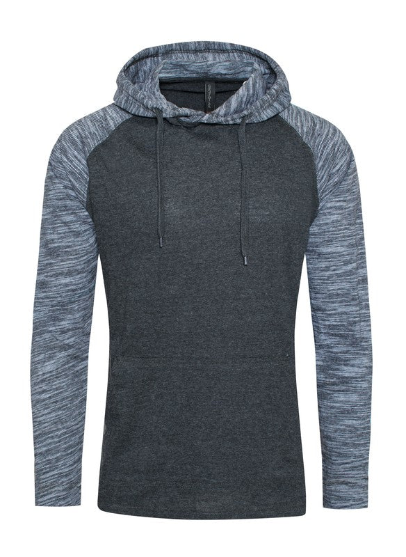 Raglan Long Sleeves Light Weight Hoodie