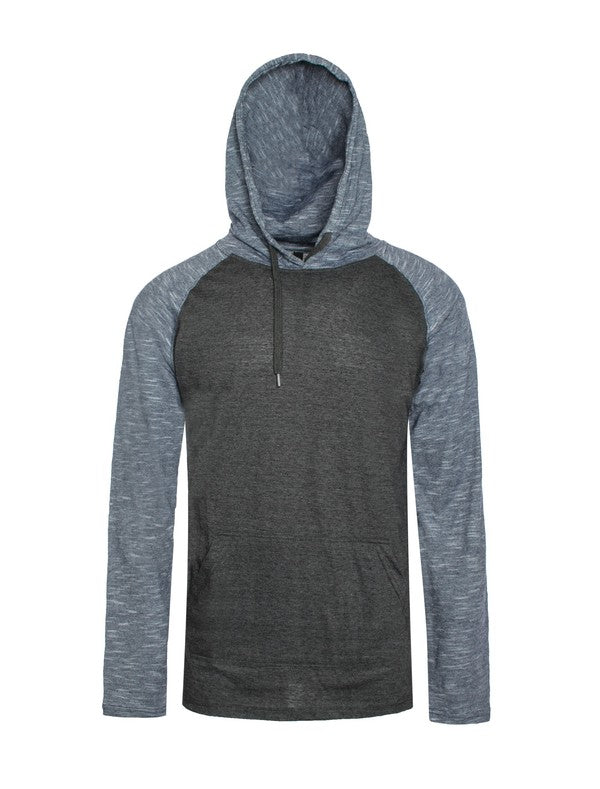 Raglan Long Sleeves Light Weight Hoodie